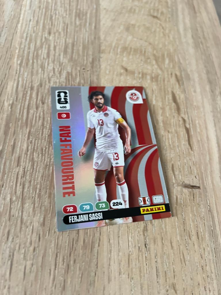 Ferjani Sassi Panini Adrenalyn FIFA World Cup 2026 Kaart, Ophalen of Verzenden, Zo goed als nieuw, Overige sporten, Spelerskaart