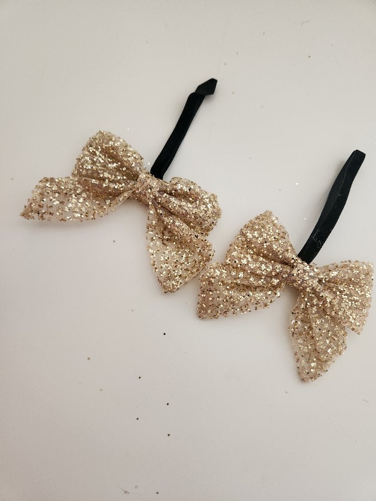 2x Riviera Maison - Christmas Memories Bow Glitter, Ophalen, Nieuw