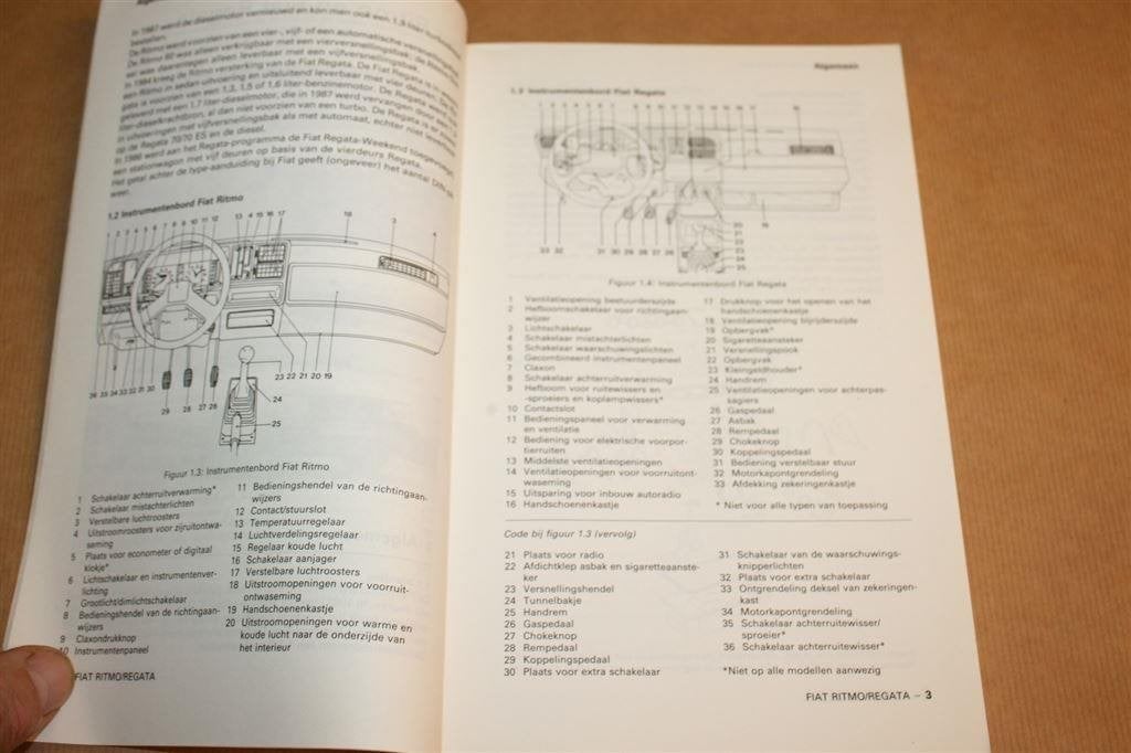Vraagbaak Fiat Ritmo/Regata - Modellen 1983-1988 - Olving, Ophalen of Verzenden