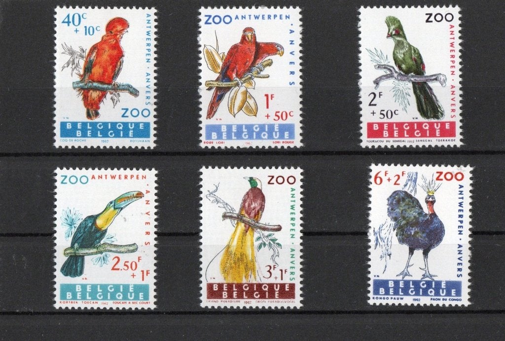 Postzegels Belgie 1962 1276/1281, Ophalen of Verzenden, Postfris