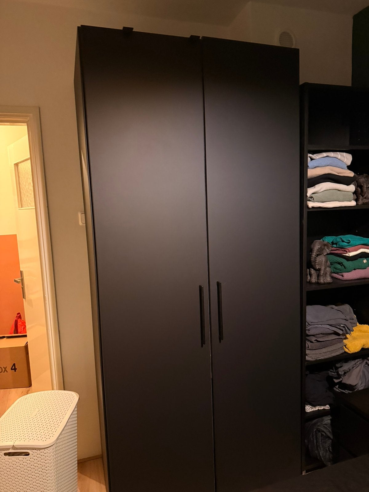 Zwarte pax kasten te koop, Ophalen, 200 cm of meer, Zo goed als nieuw, 200 cm of meer