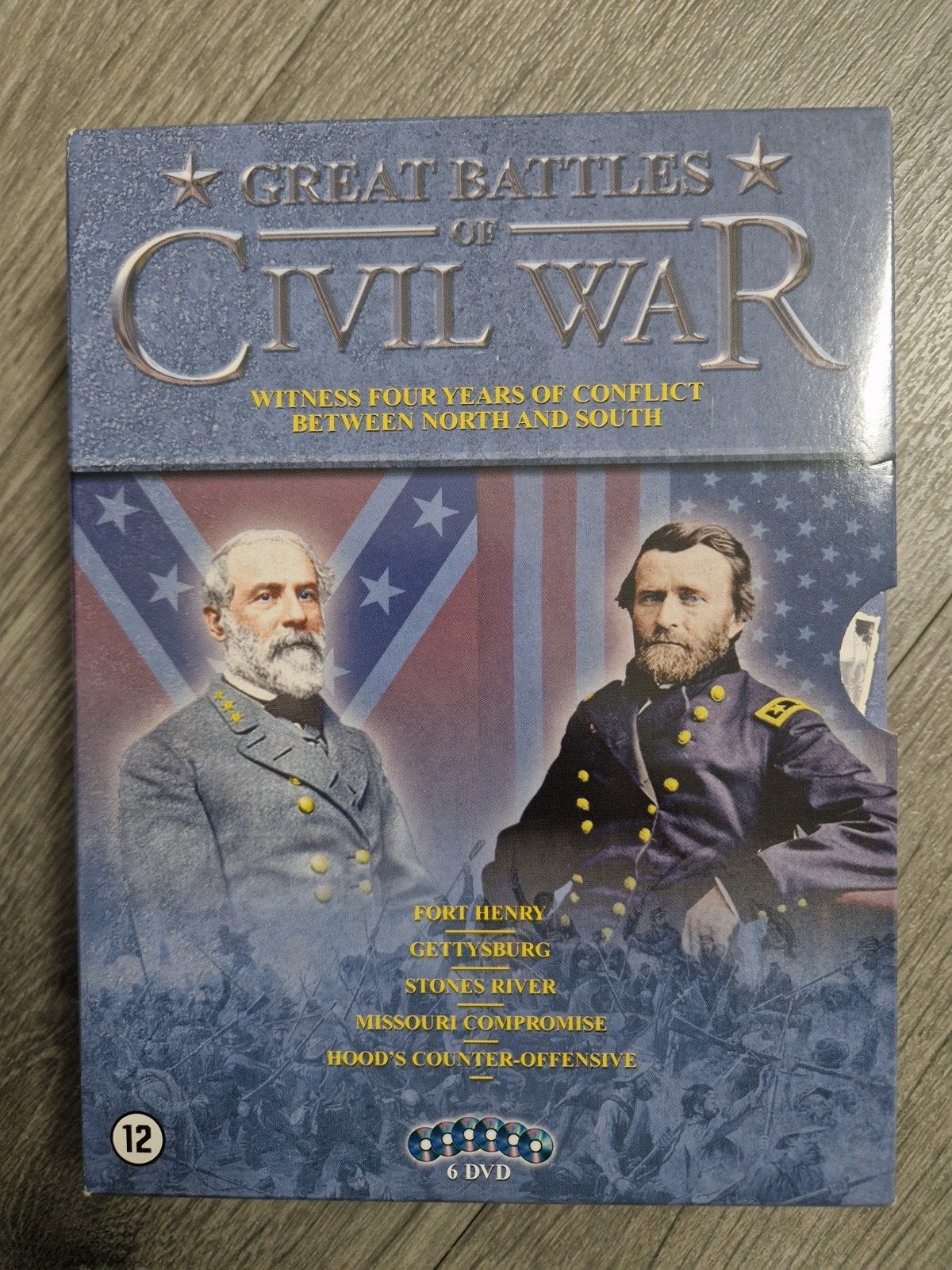 Great Battles of Civil War - 6 DVD Boxset, Nederlands, Ophalen of Verzenden, Politiek of Geschiedenis, Vanaf 12 jaar