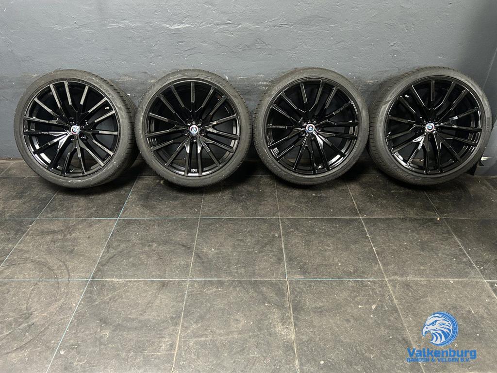 7mm! Originele BMW X5 X6 G05 G06 Style 742M 22 inch zwart br, Auto-onderdelen, Banden en Velgen, Gebruikt, -, 275 mm, -