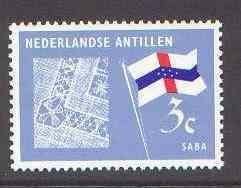 Antillen 1965 360 Saba 3c, Postfris, Ophalen of Verzenden, Postfris
