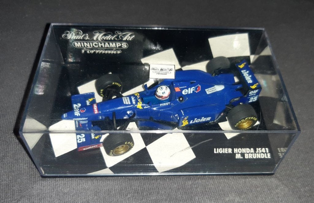 Minichamps 430950125 1:43 Ligier Honda JS41 Martin Brundle, Verzenden, Nieuw, Auto, MiniChamps