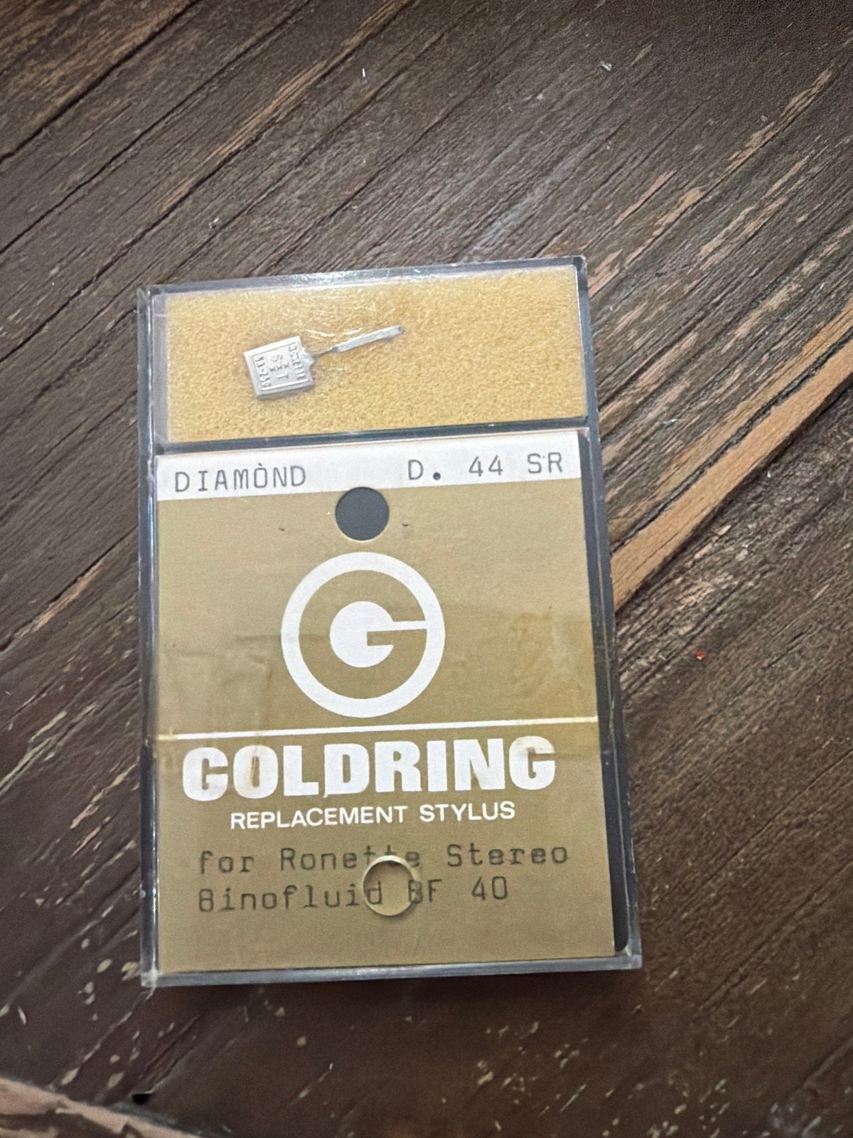Goldring D.44 SR Diamantnaald voor Ronette Stereo, Ophalen of Verzenden, Nieuw, Platenspeler-onderdeel, Overige merken