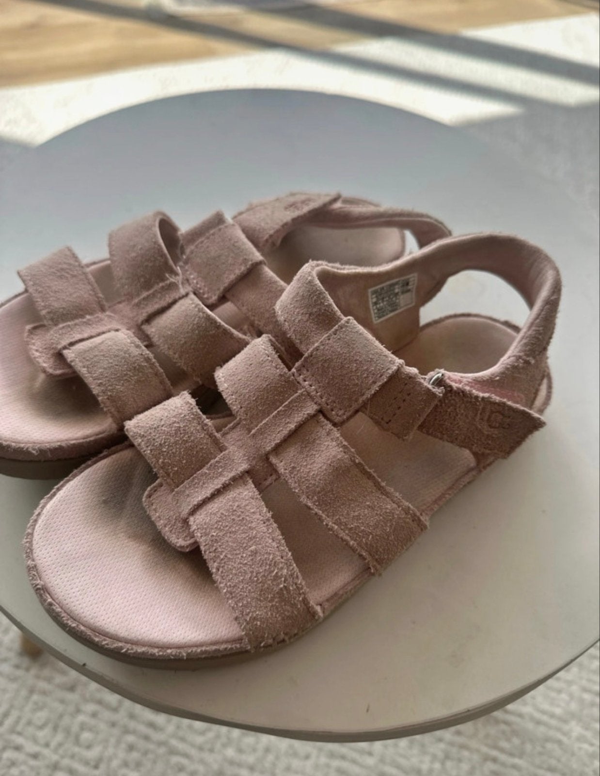 Ugg sandalen roze - maat 33.5, Kinderen en Baby's, Ophalen of Verzenden, Zo goed als nieuw, Meisje, Schoenen