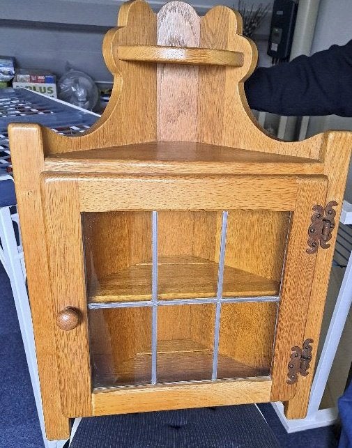 Hoekkastje merk Oisterwijk, Huis en Inrichting, Ophalen, Met deur(en), Eikenhout, 50 tot 100 cm