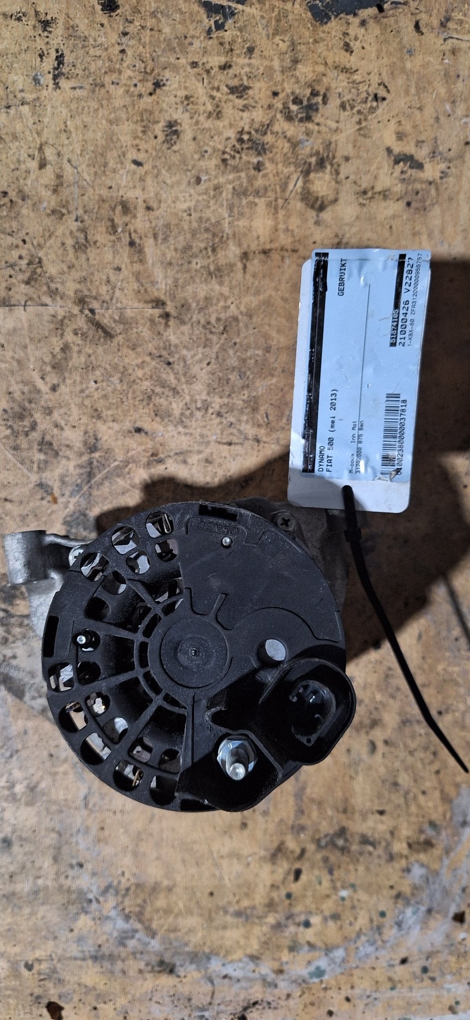 Originele Dynamo Fiat 500 Panda Punto 0.9 TwinAir 51874105 D, Gebruikt, -, -, Ophalen of Verzenden