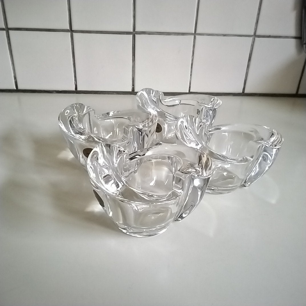 5 Amalfi  kristallen  waxinelichtjes, Ophalen of Verzenden