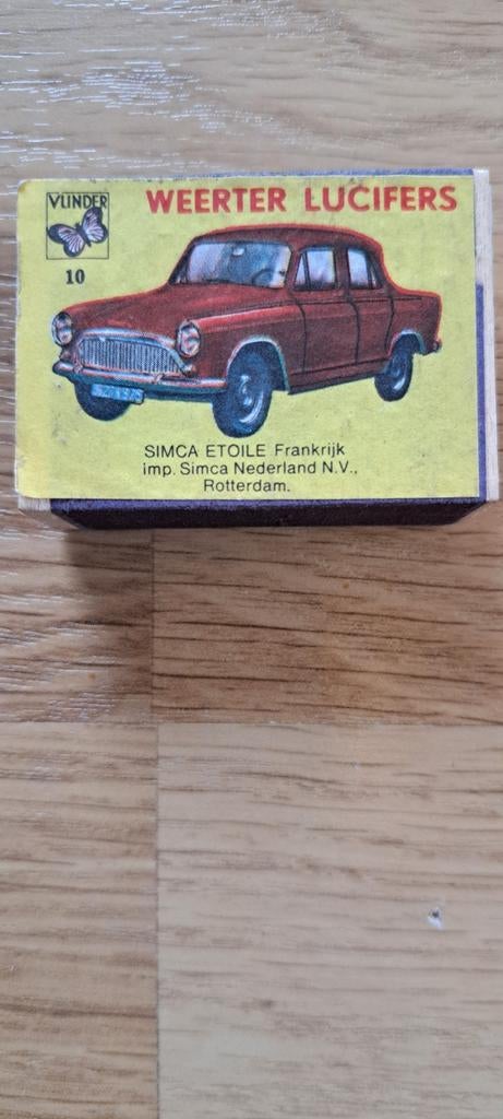 Simca Etoile, Verzamelen, Ophalen of Verzenden, Gebruikt, Sigarenbandjes