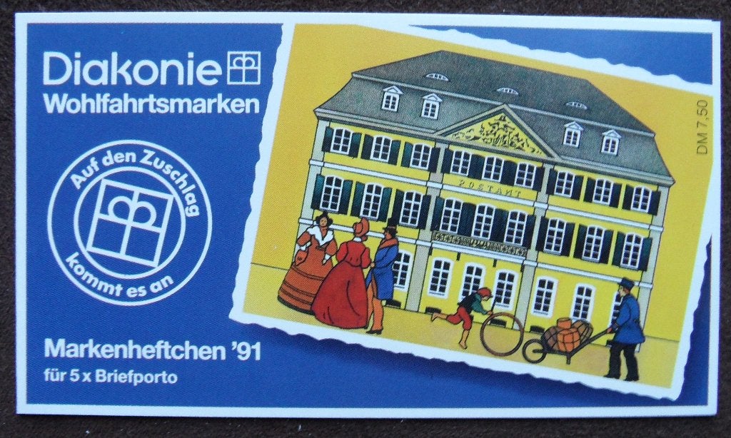 Postzegelboekje Duitsland – Diakonie hulpverlening 1991 DB M, Postzegels en Munten, Ophalen of Verzenden, 1990 tot heden, Postfris