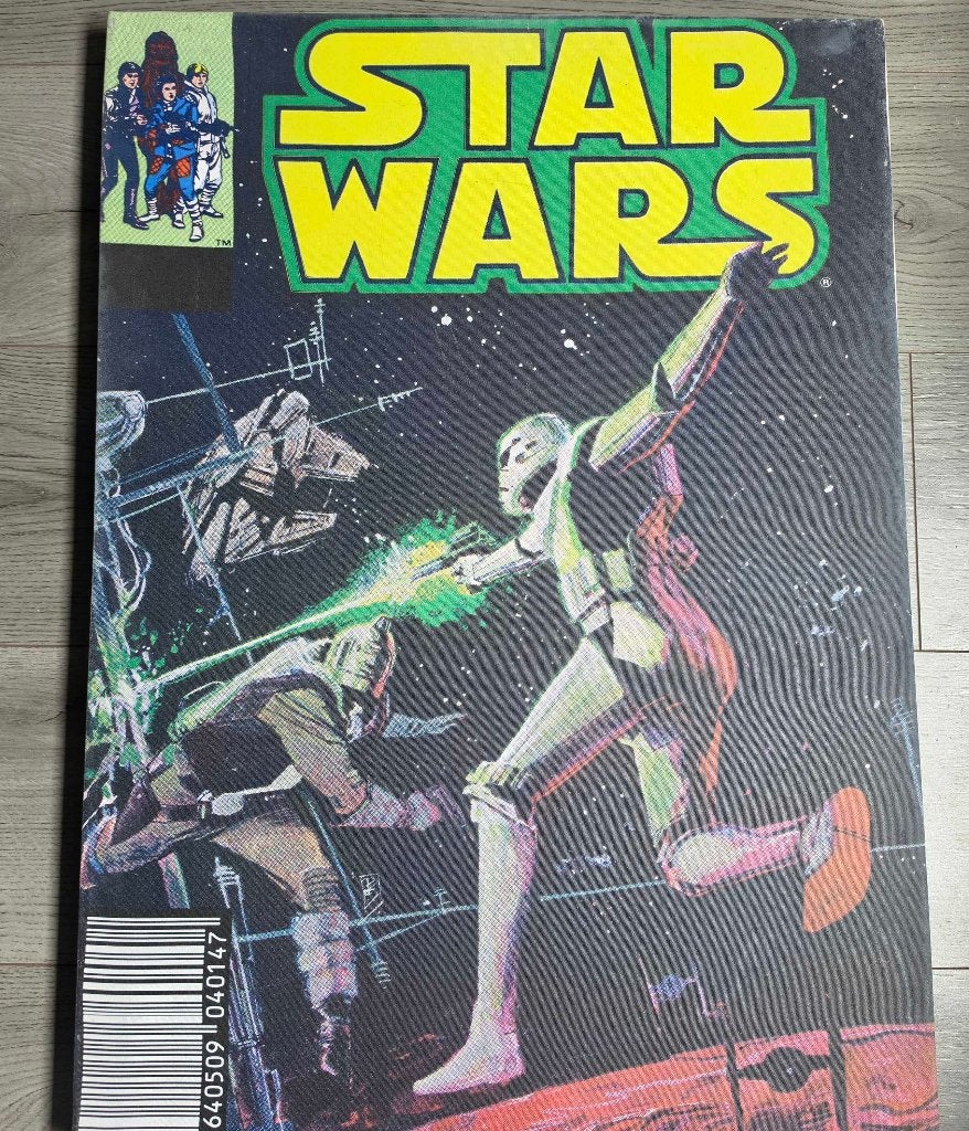 Star wars canvas, Ophalen, Zo goed als nieuw, Boek of Poster