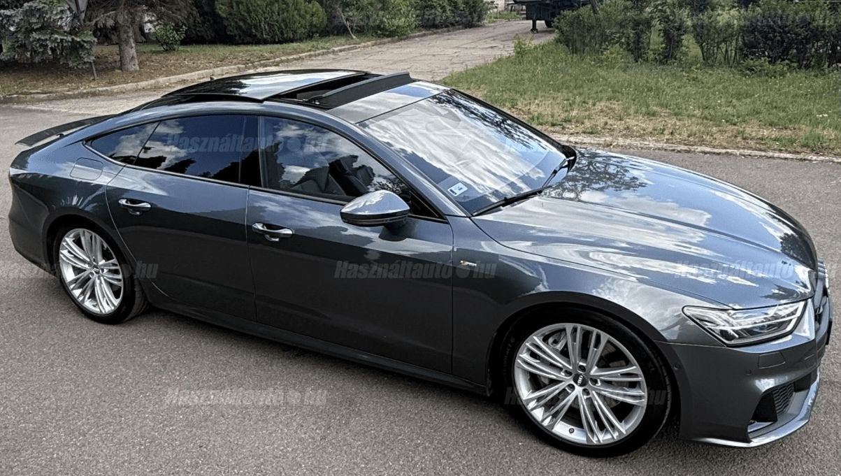Originele 20 inch Audi S-line velgen met winterbanden A6 A7, Gebruikt, 255 mm, -, -