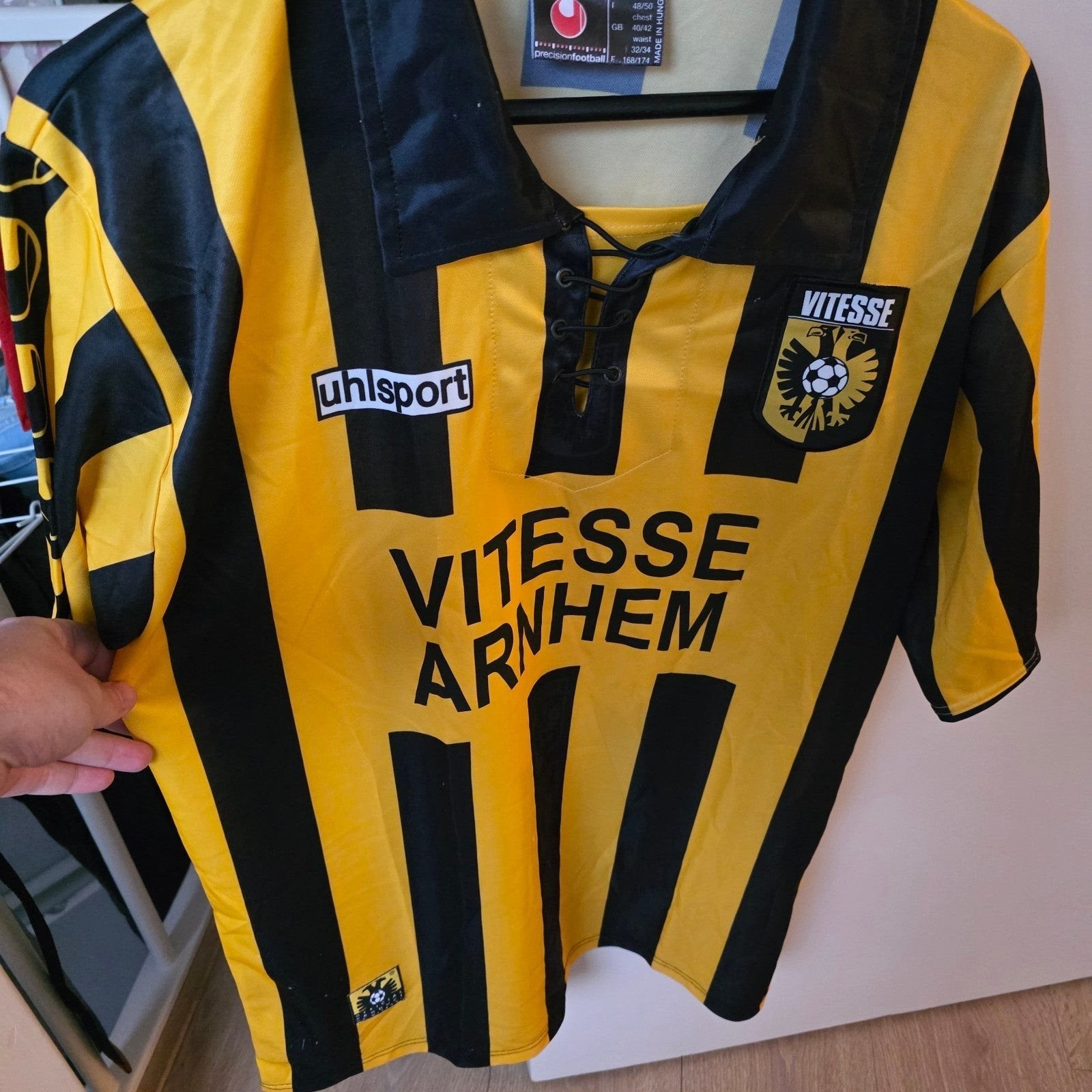 Vitesse fanshirt - Uhlsport - Maat M/L, Maat M, Ophalen of Verzenden, Gebruikt, Shirt