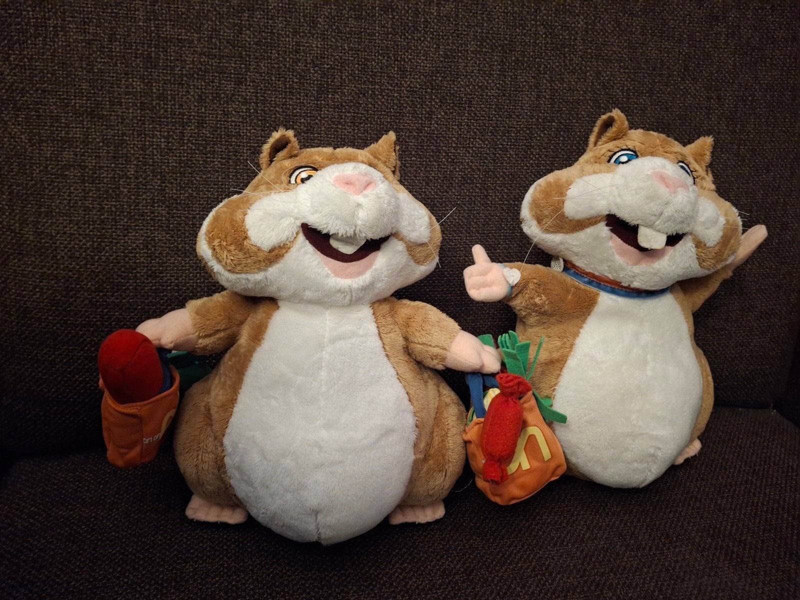 Albert Heijn hamster knuffels 2 stuks nieuw, Ophalen of Verzenden, Zo goed als nieuw, Overige typen