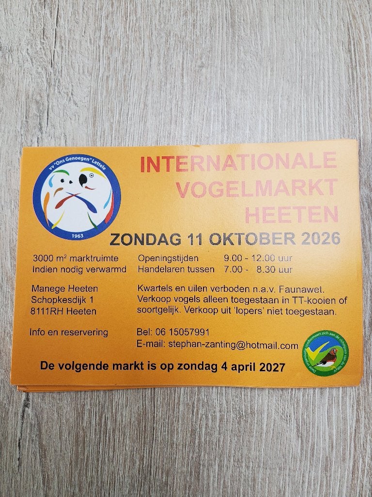 Vogelmarkt Heeten, Dieren en Toebehoren, Meerdere dieren