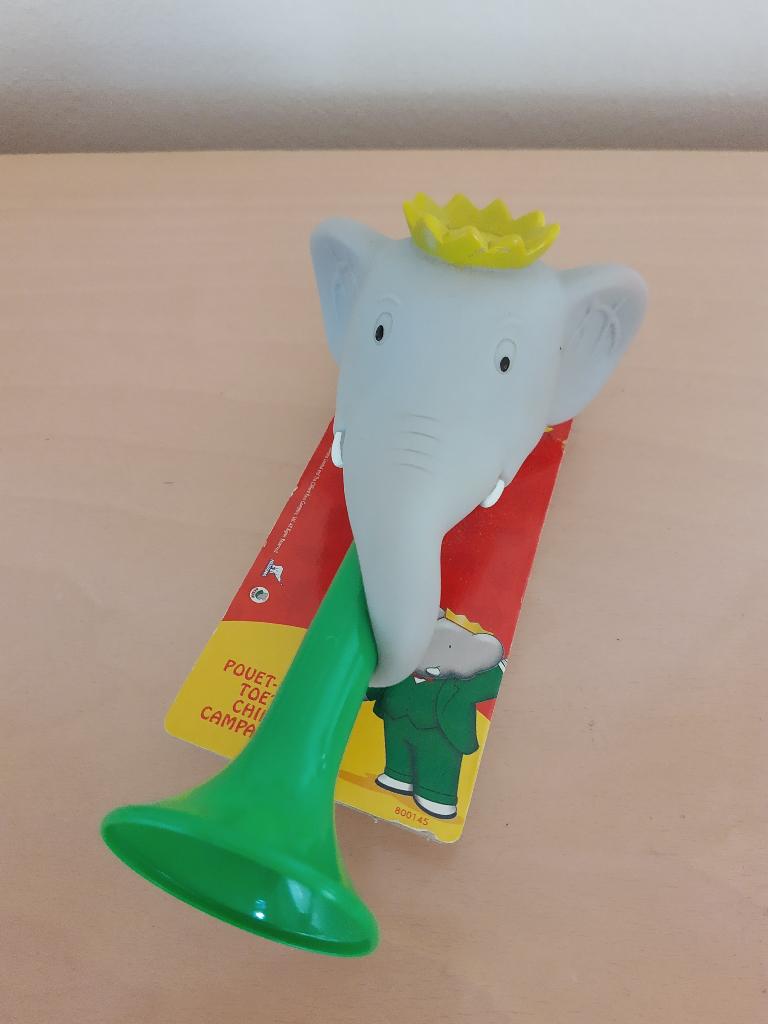 Vintage Toeter Fietsbel Babar, Ophalen of Verzenden, Nieuw