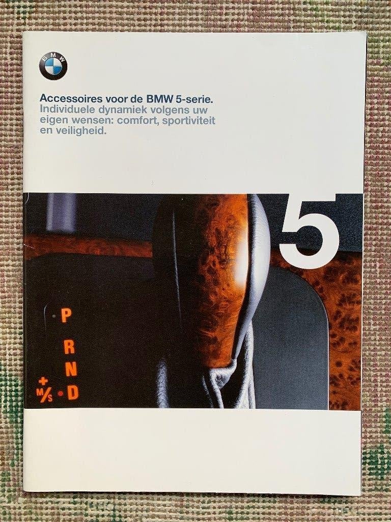 Accessoire brochure folder BMW 5-serie E39 1998 nieuw!, Nieuw, Ophalen of Verzenden, BMW, BMW