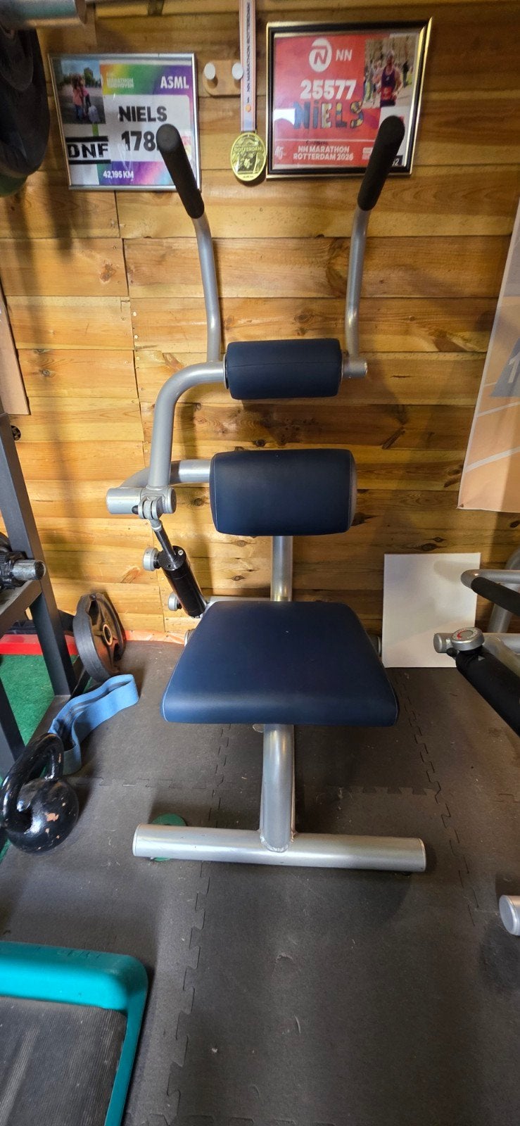 Ab Crunch / Back Extension op Luchtdruk, Ophalen