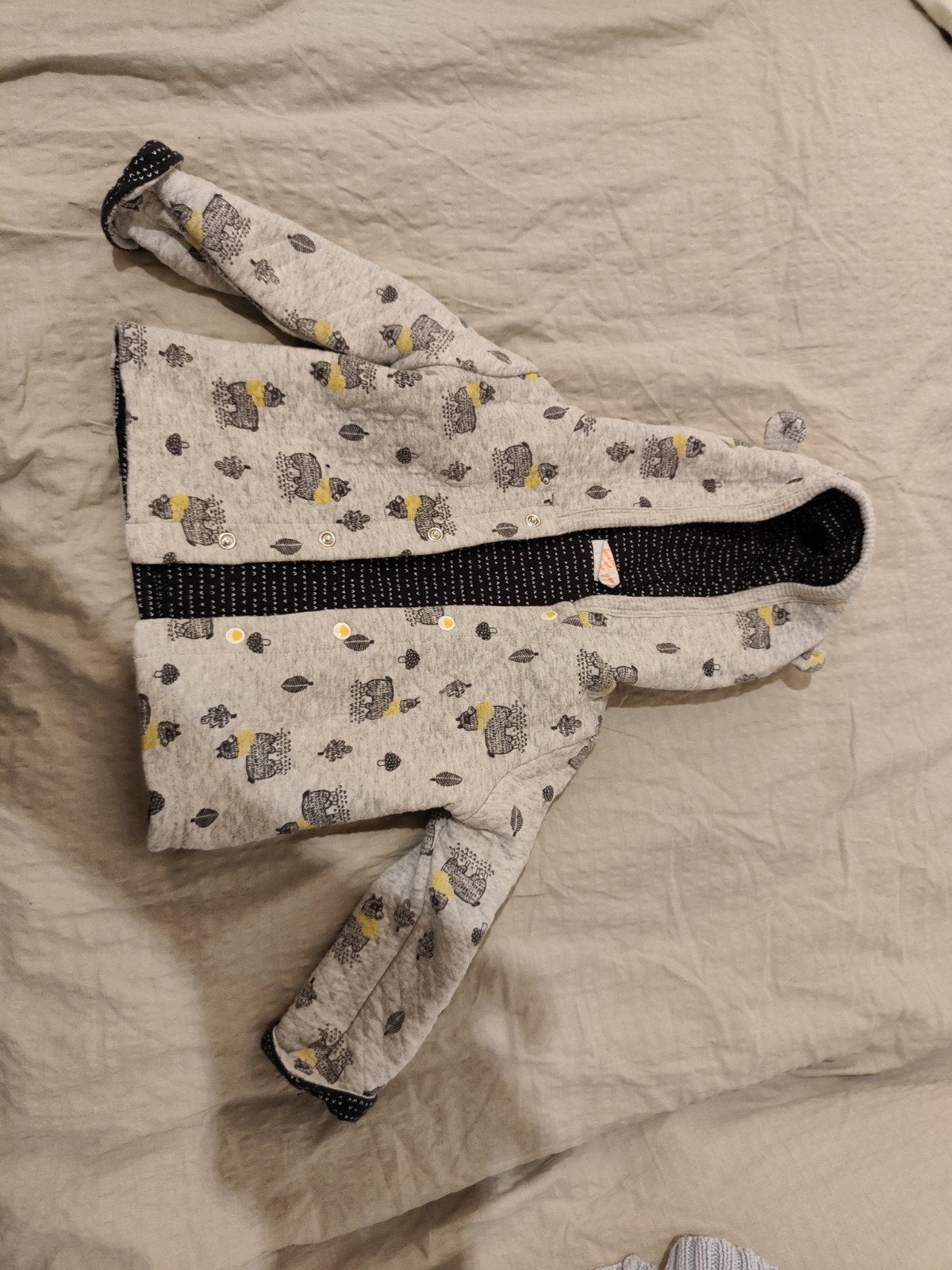 Hema baby jasje maat 62 met lama print, Gebruikt, Jongetje of Meisje, Ophalen of Verzenden, Jasje