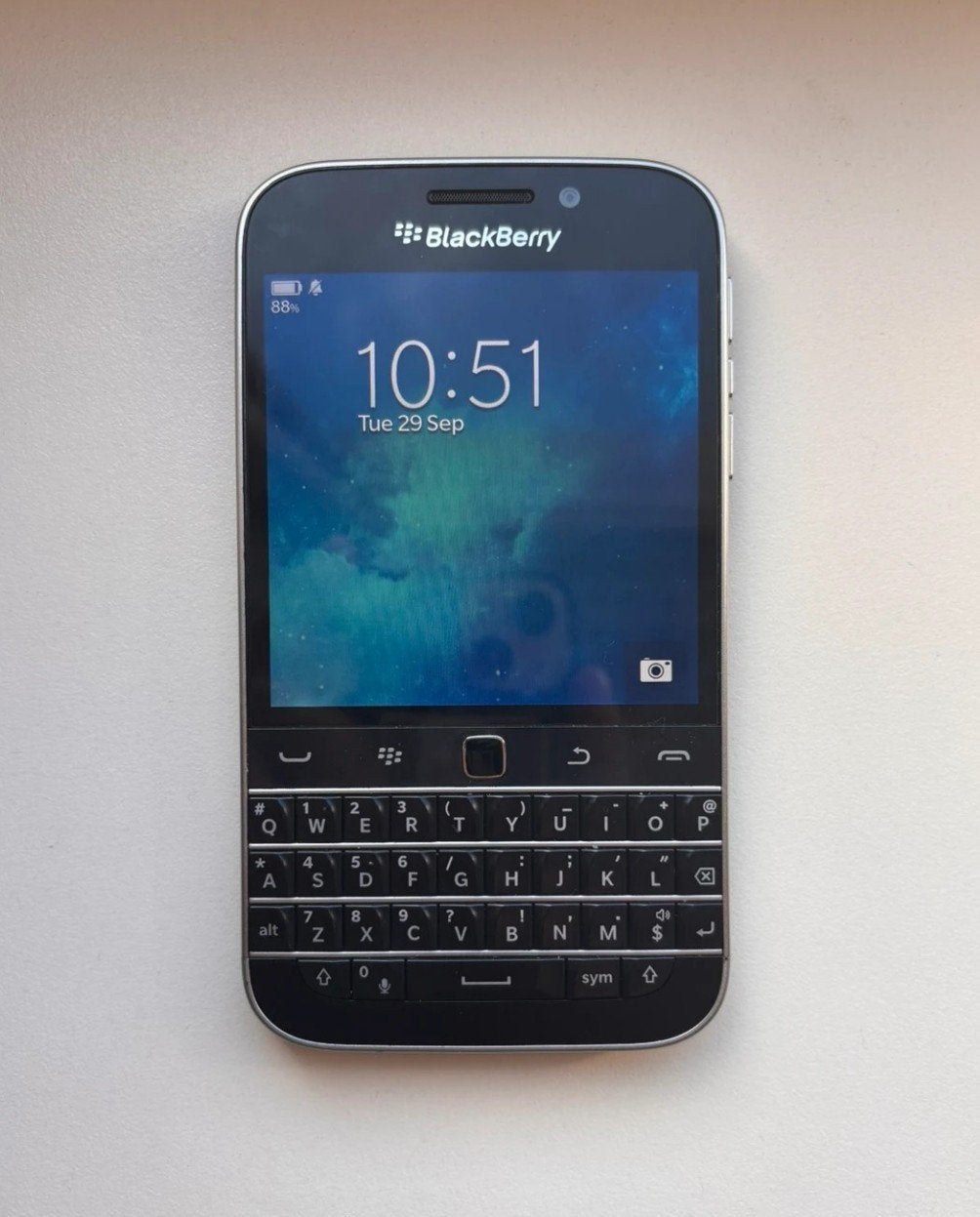 Als nieuw werkend blackberry classic Q20

 toestel is simlo, Ophalen of Verzenden, Zo goed als nieuw