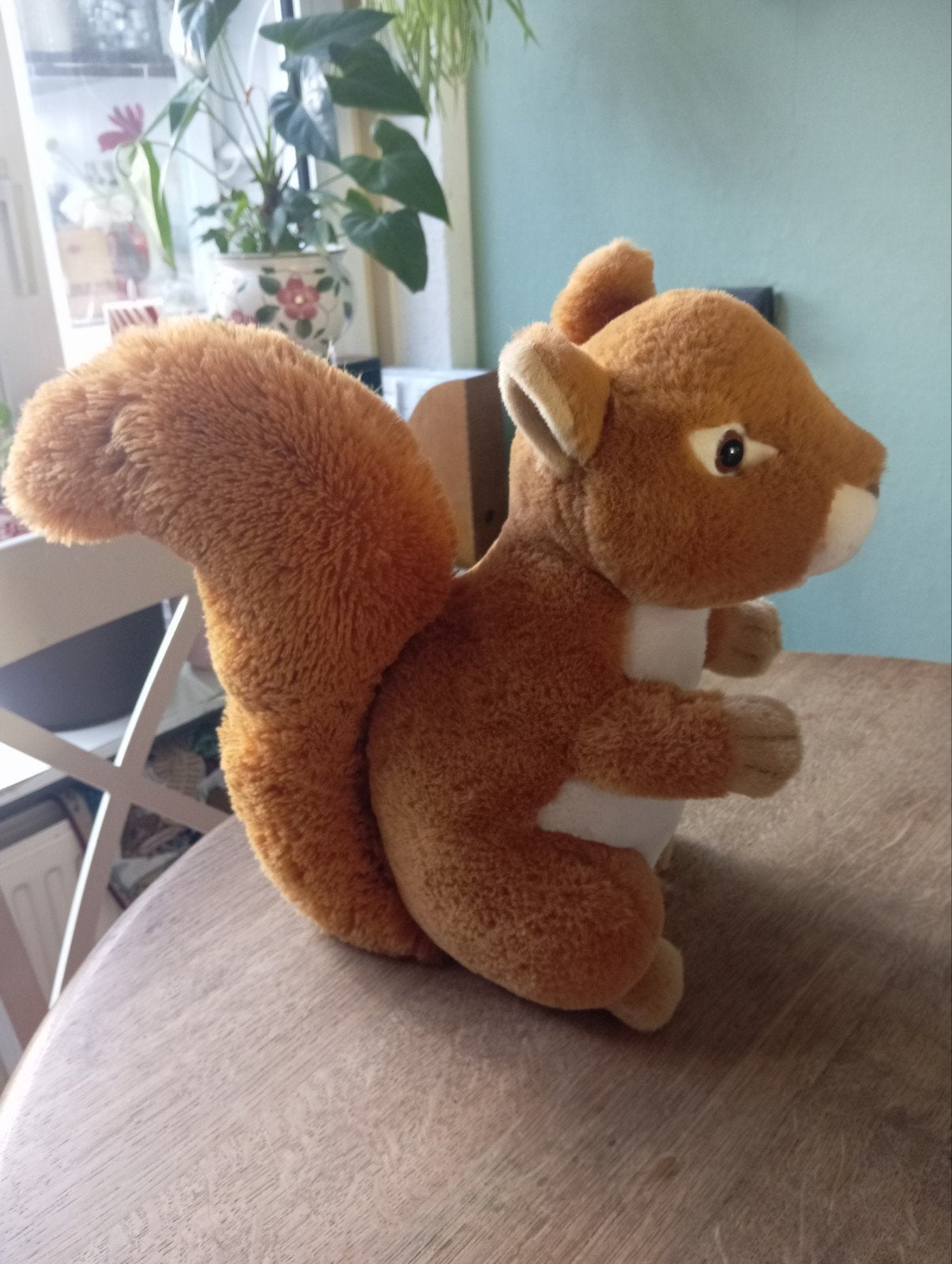 Leuke pluche eekhoorn knuffel, Overige typen, Ophalen of Verzenden, Zo goed als nieuw, Middelgroot (20 tot 80 cm)