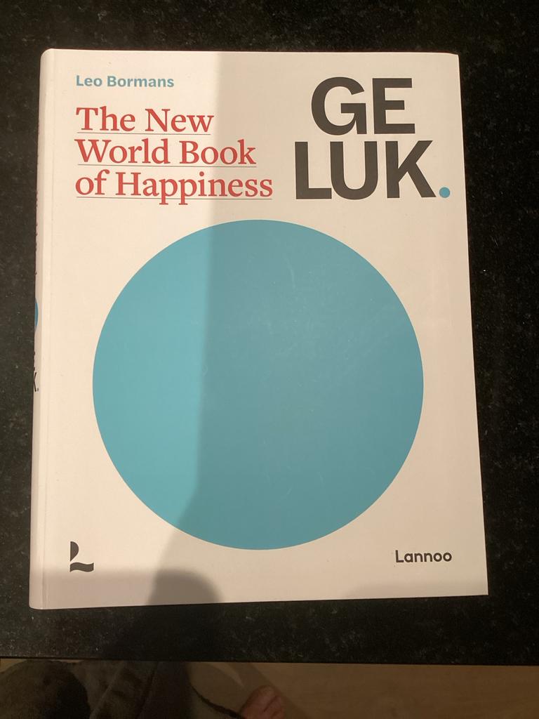 Geluk: The New World Book of Happiness - Leo Bormans, Ophalen of Verzenden, Zo goed als nieuw