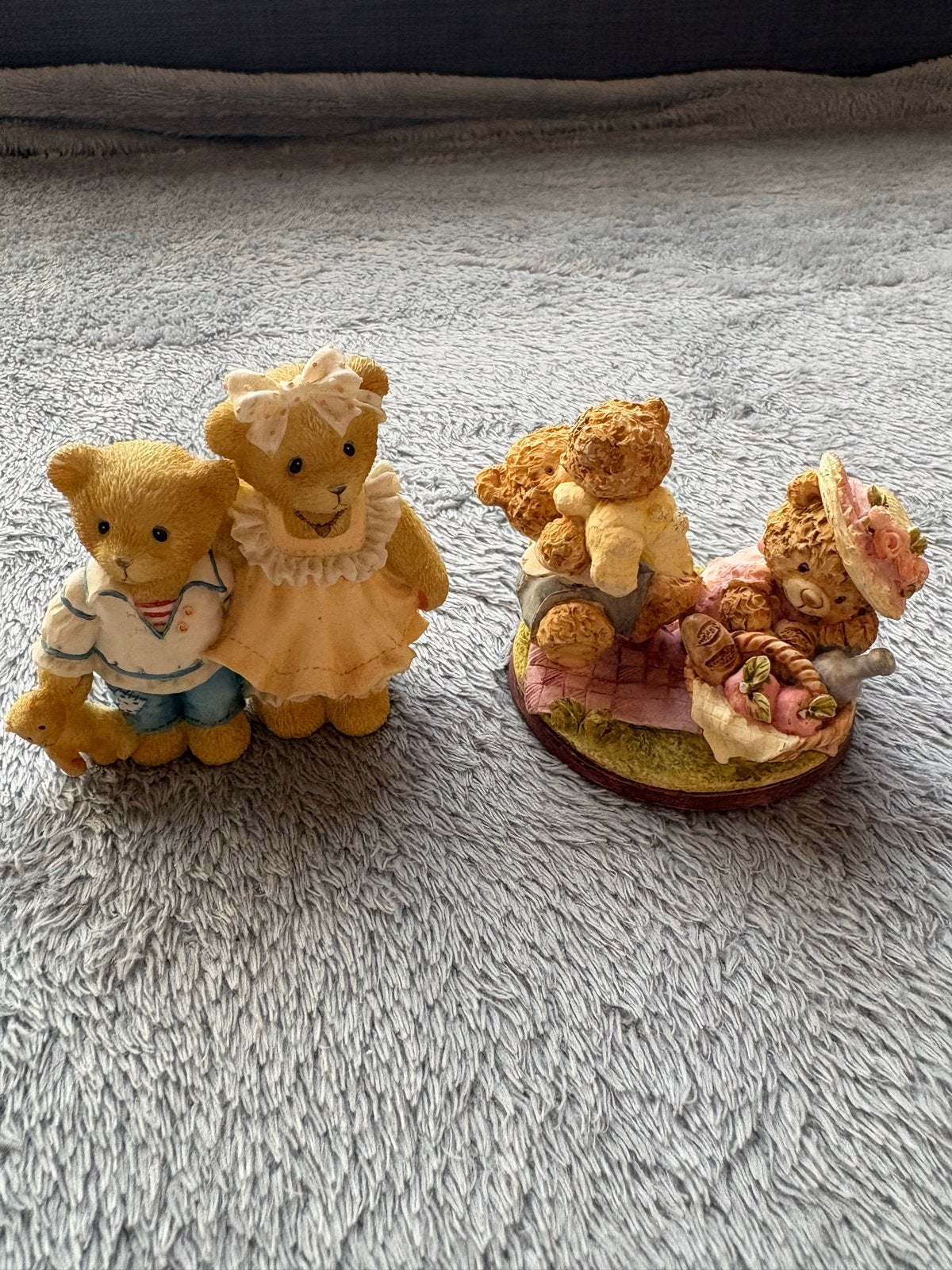 Cherished Teddies Beeldjes - Set van 2, Ophalen of Verzenden, Gebruikt, Beeldje, Cherished Teddies