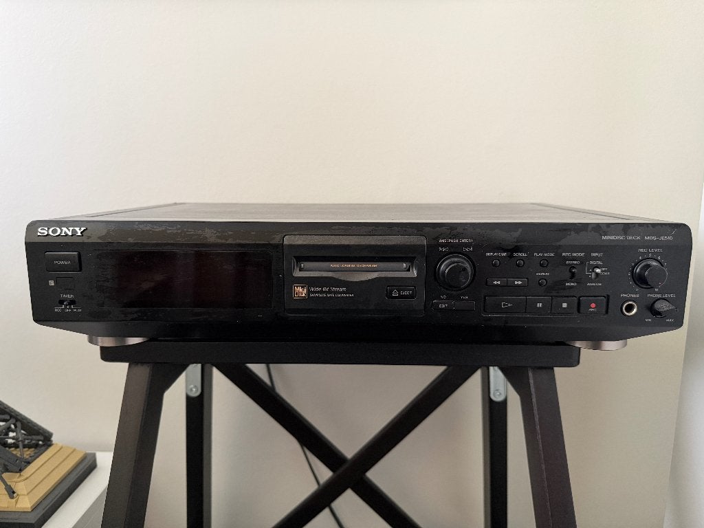 Sony minidisc speler/recorder MDS-JE510, Audio, Tv en Foto, Walkmans, Discmans en Minidiscspelers, Ophalen, Minidisc-recorder