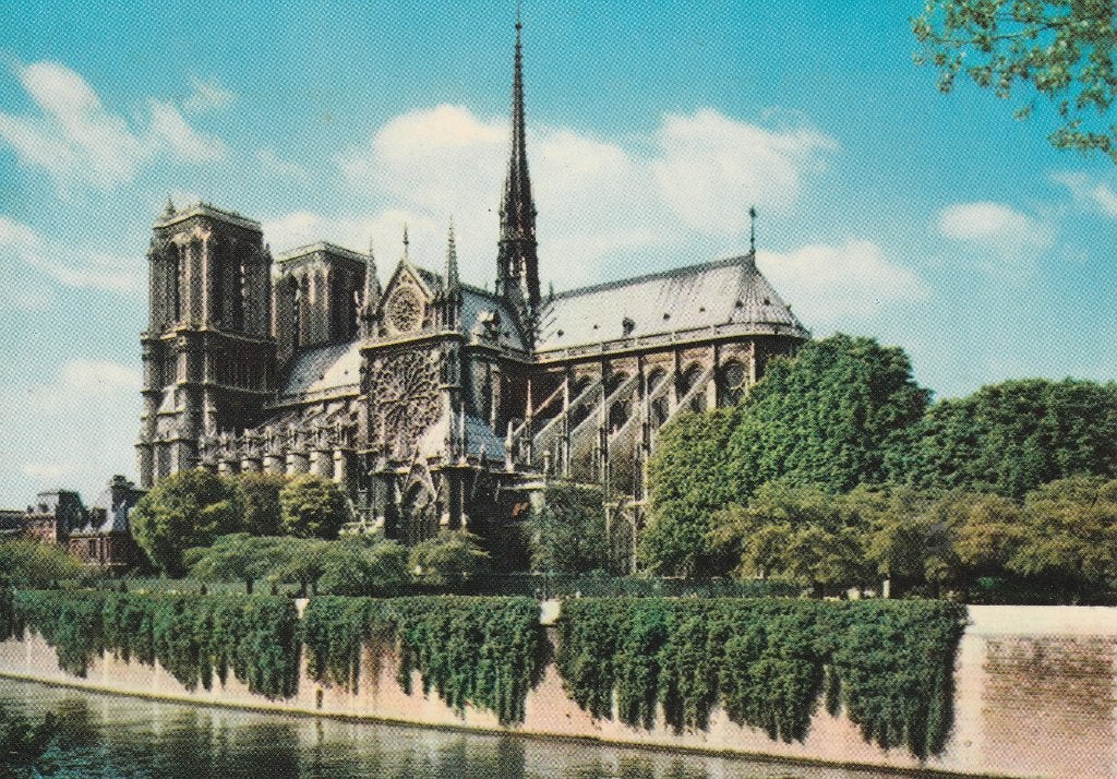 Frankrijk Parijs Notre Dame, Ophalen of Verzenden, 1960 tot 1980, Ongelopen, Frankrijk