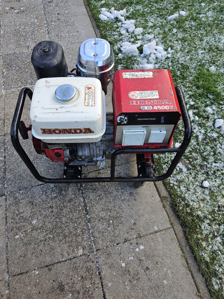 Honda aggregaat EG 4500x, Ophalen