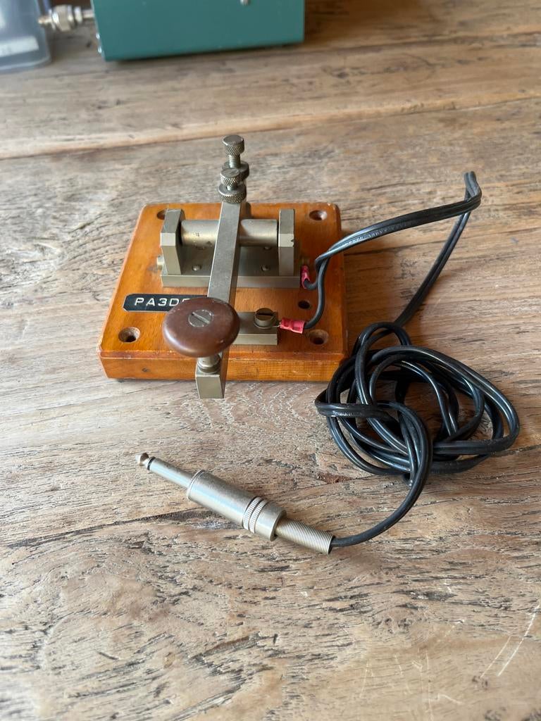 Vintage Morse Code Sleutel, Telecommunicatie, Zenders en Ontvangers, Zo goed als nieuw, Ophalen of Verzenden