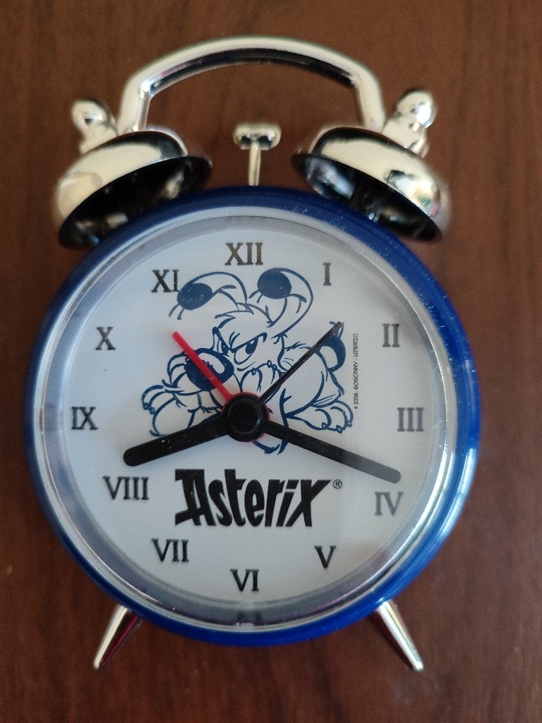 Asterix Plastic wekker NIEUW, Blauw, Overige stijlen, Nieuw, Kunststof