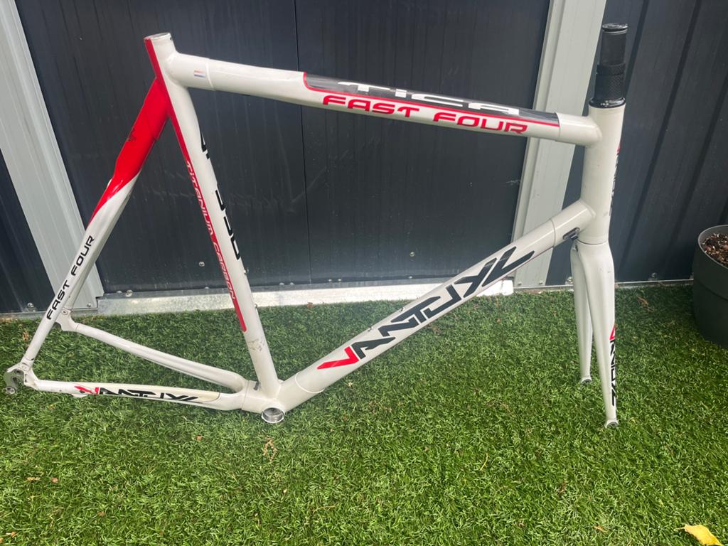 Van Tuyl TiCa frameset, maat 63 !!, Fietsen en Brommers, Fietsonderdelen, Ophalen, Frame, Titanium, Zo goed als nieuw