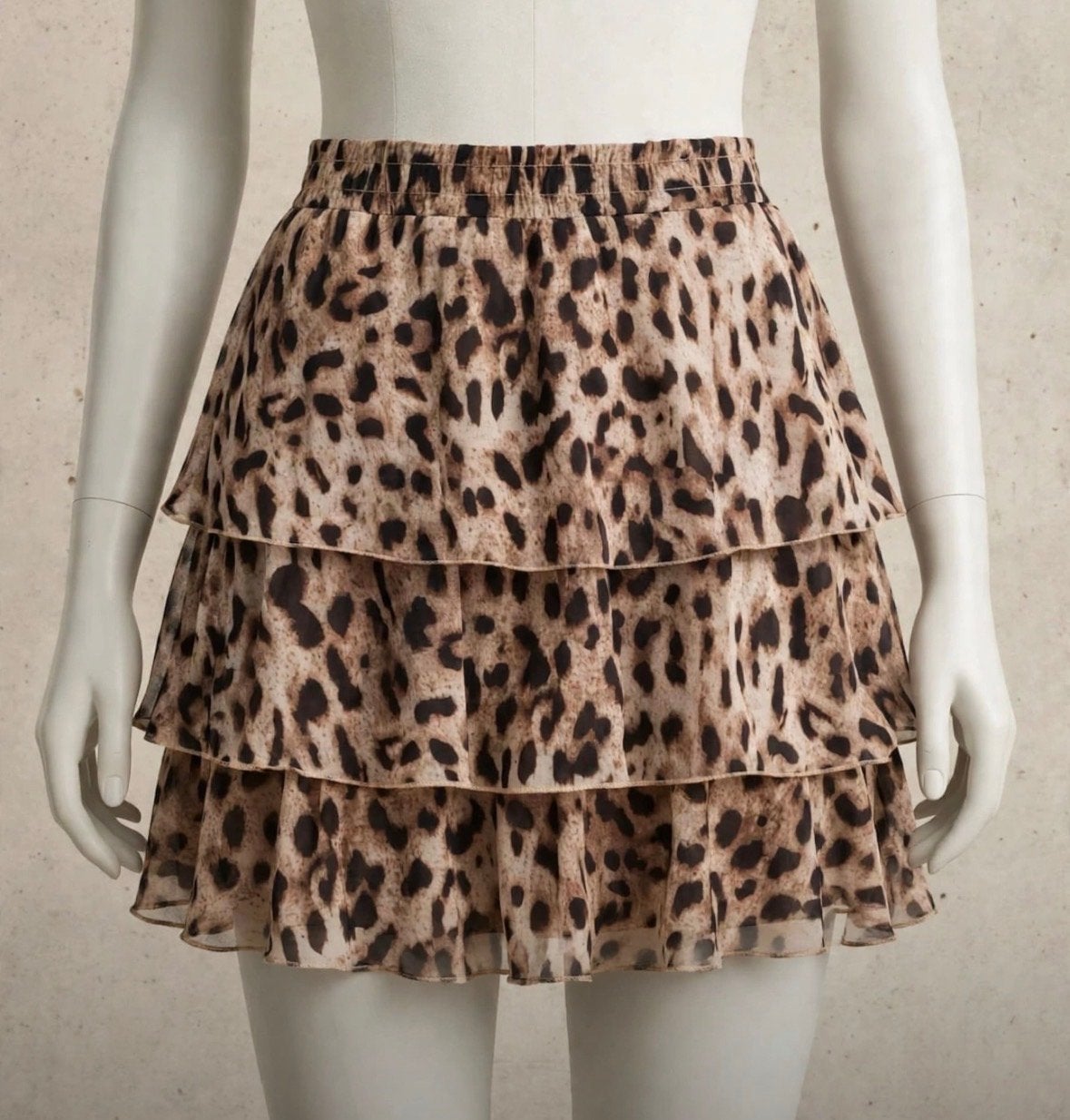 Ambika rokje maat S - Leopard print, Bruin, Nieuw, Ophalen of Verzenden, Maat 36 (S)