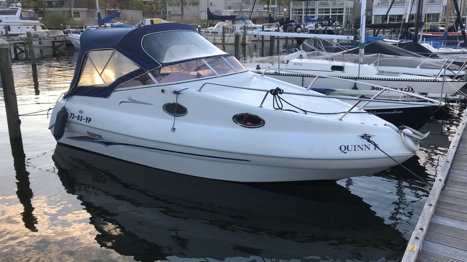 Aquamar Cabin 20 - 80 PK Yamaha + Kalf trailer (set 2004), Watersport en Boten, Motorboten en Motorjachten, Overige merken, Gebruikt