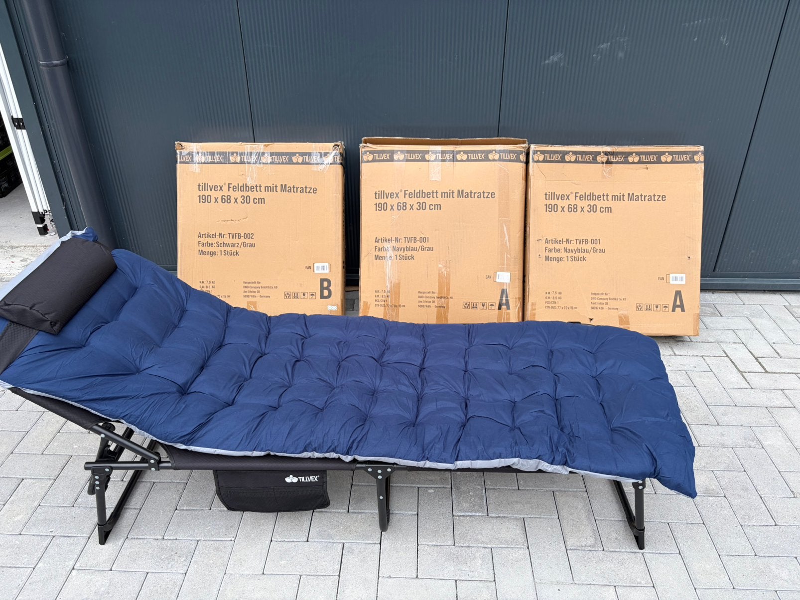 Tillvex veldbed strandbed Nieuw Partij, Ophalen, Tillvexstraat 1, Nieuw, 1-persoons