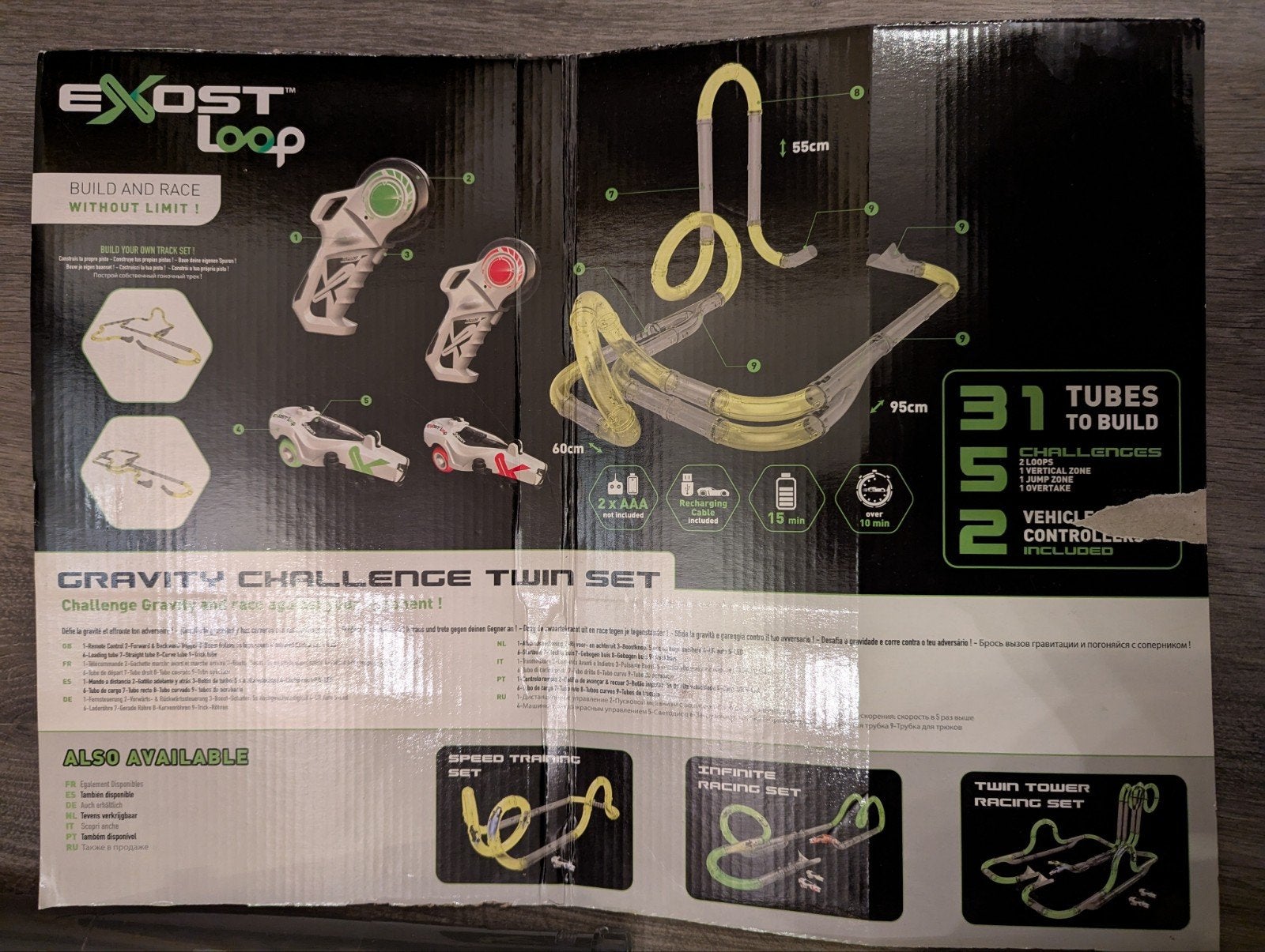 Exost Loop Gravity Challenge Twin Set Racebaan, Ophalen, Gebruikt, Elektrisch, Overige merken