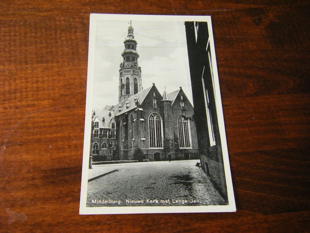 R41 - Middelburg - Nieuwe Kerk - Mooi/Oud, Ophalen of Verzenden, 1940 tot 1960, Zeeland