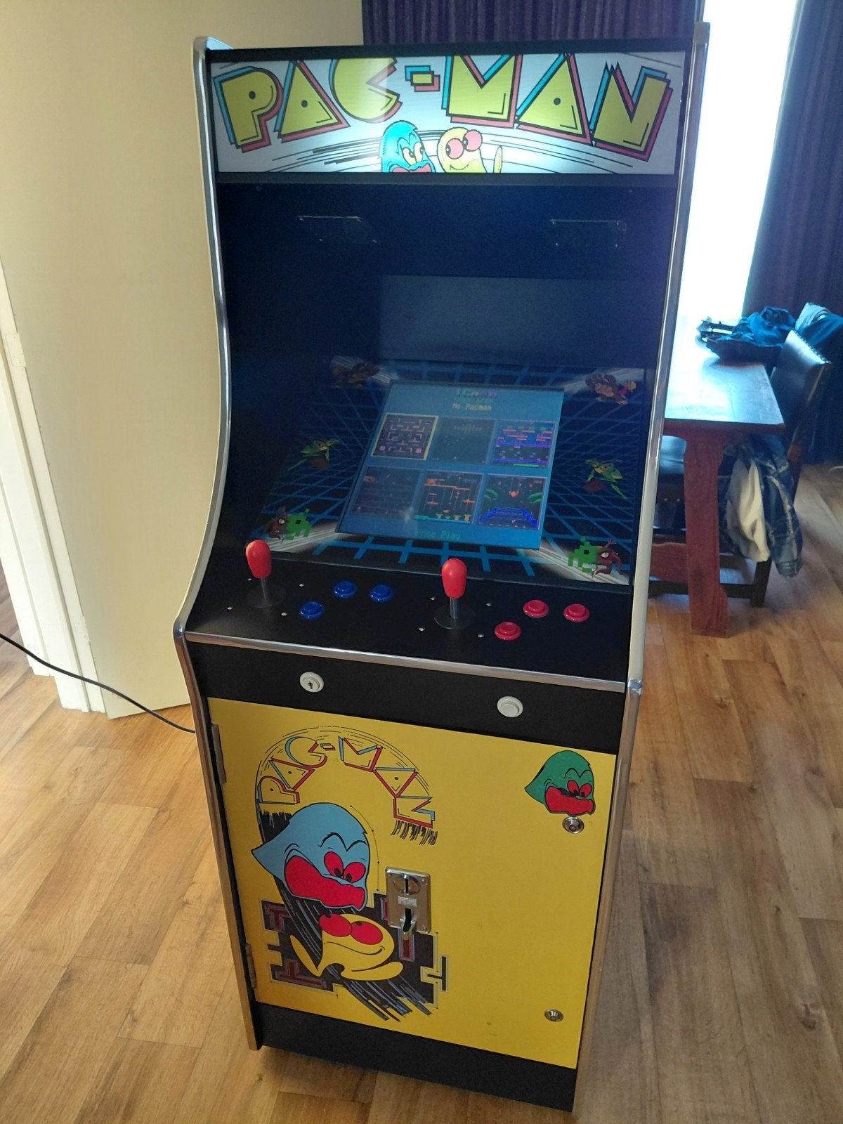 Arcade Pac-Man met 60 spellen + 19" LCD monitor, Ophalen, Overige merken, Zo goed als nieuw