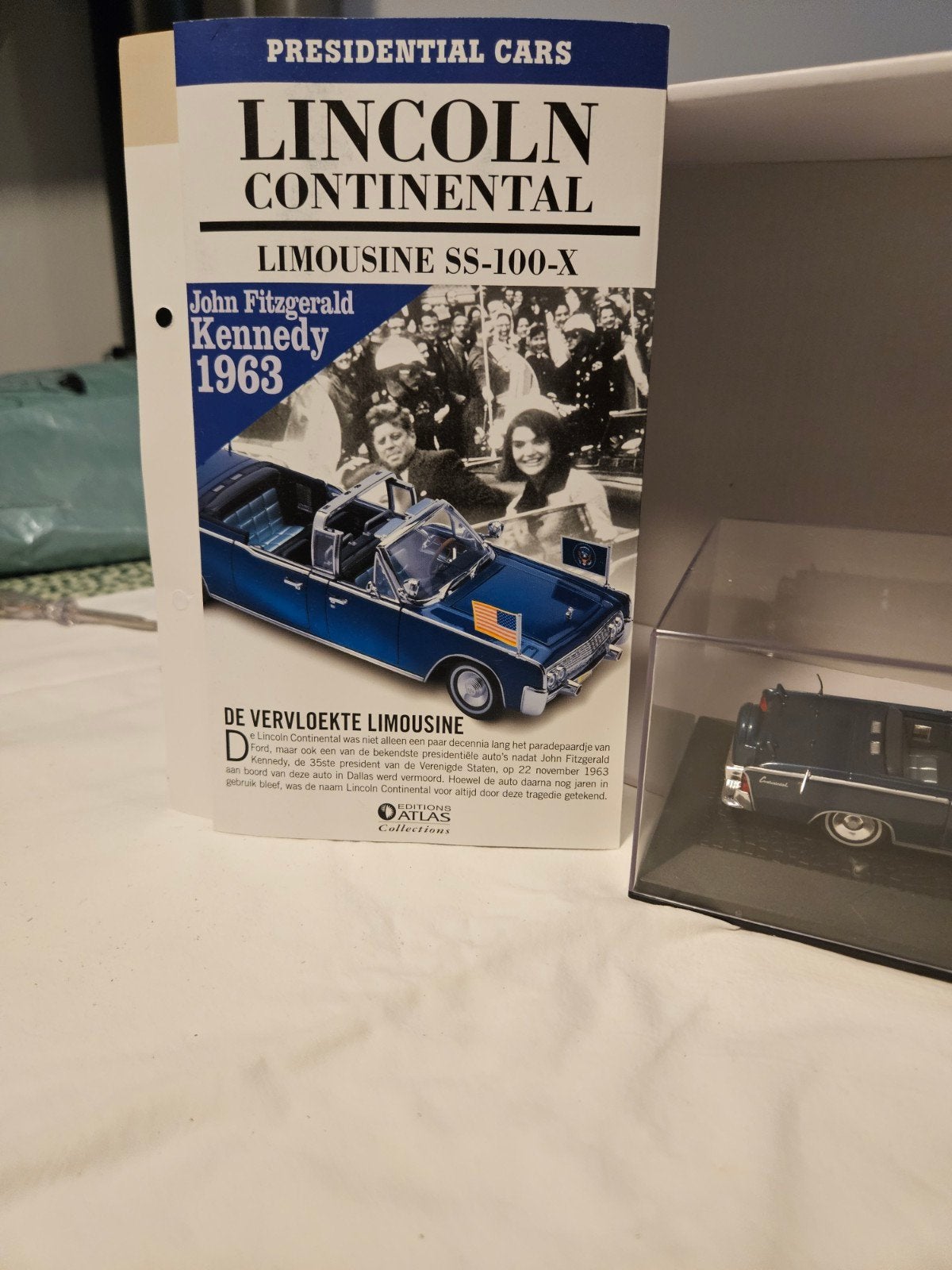 Lincoln continental, Kennedy 1963 Atlas nr 27., Ophalen of Verzenden, Nieuw, Auto