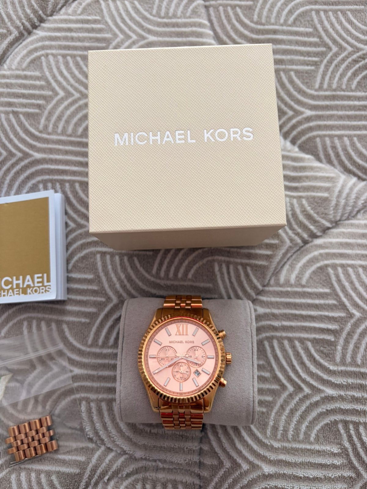 Michael Kors horloge, Overige merken, Staal, Polshorloge, Ophalen of Verzenden