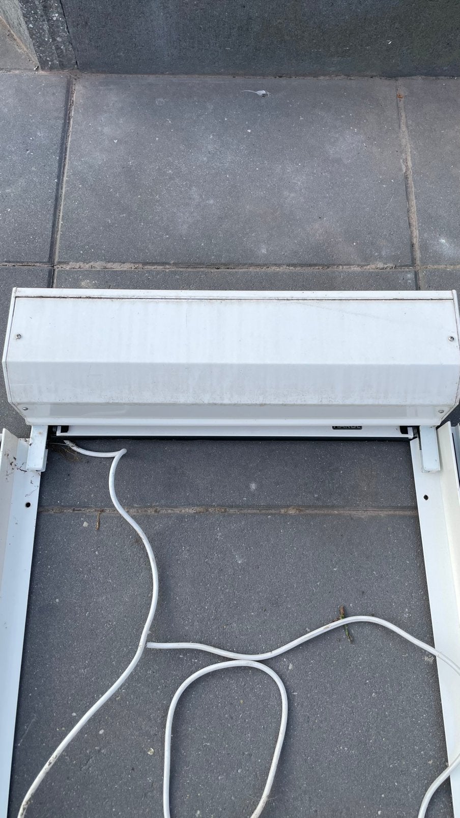 Electronic rolluiken wit, Ophalen, Minder dan 100 cm, Wit, Zo goed als nieuw