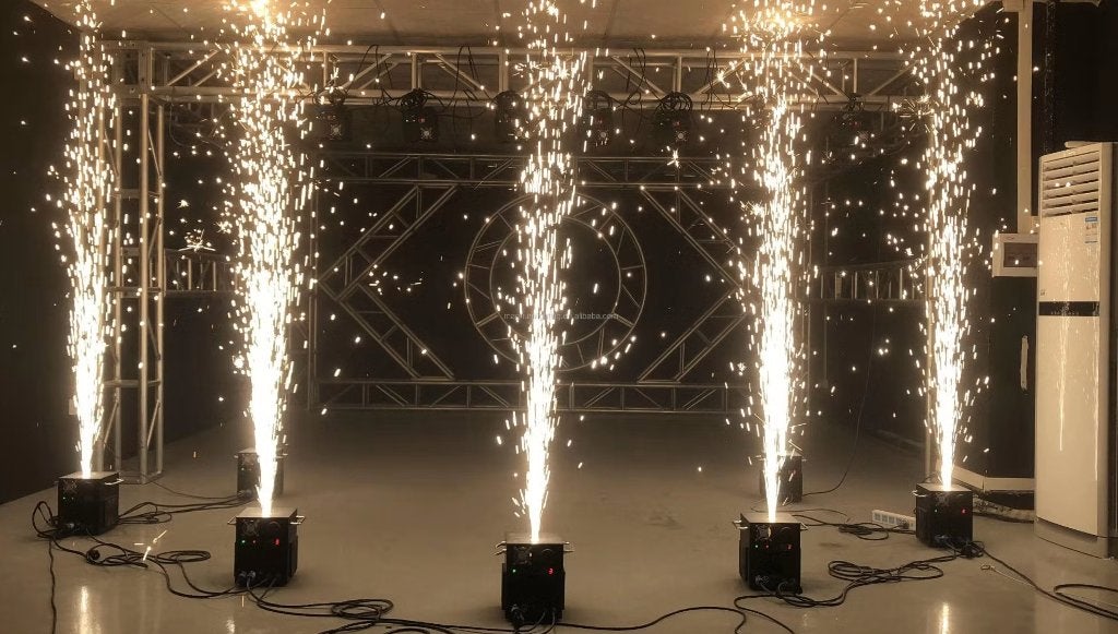 Indoor vuurwerk - Sparkular Spark Machine HUREN?, Ophalen, Nieuw, Licht
