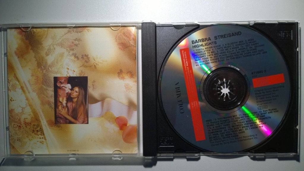 Barbra Streisand - Highlights From Just For The Record, Ophalen of Verzenden, Zo goed als nieuw, Pop, Album