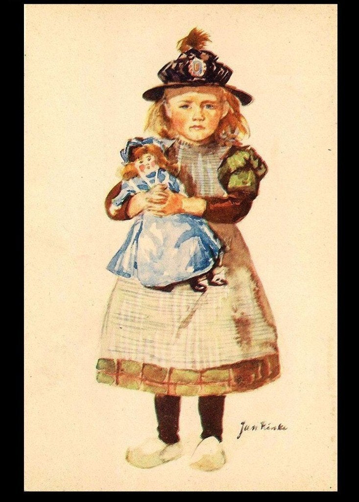 Jan Rinke Klederdracht Z18, Ophalen of Verzenden, 1920 tot 1940, Ongelopen, Klederdracht