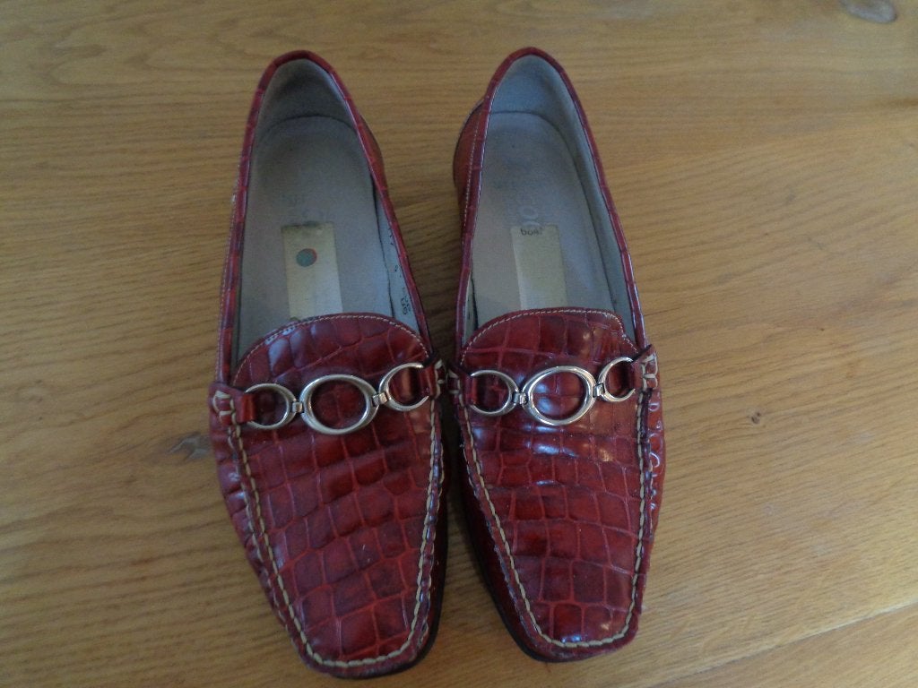 MEPHISTO moccasins/instappers:mt 36.5(3.5), Mephisto, Instappers, Ophalen of Verzenden, Zo goed als nieuw