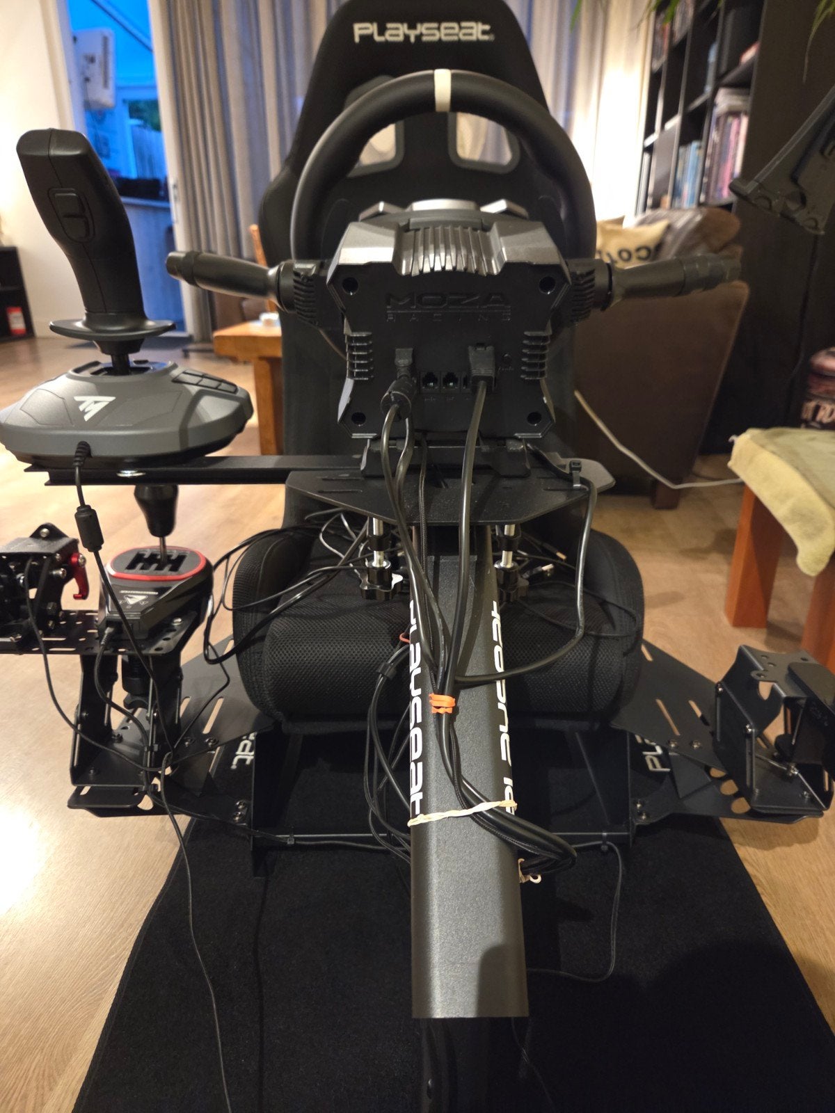 Complete Sim Racing Setup: Playseat, Moza R5, Thrustmaster, Ophalen, Overige merken, Zo goed als nieuw