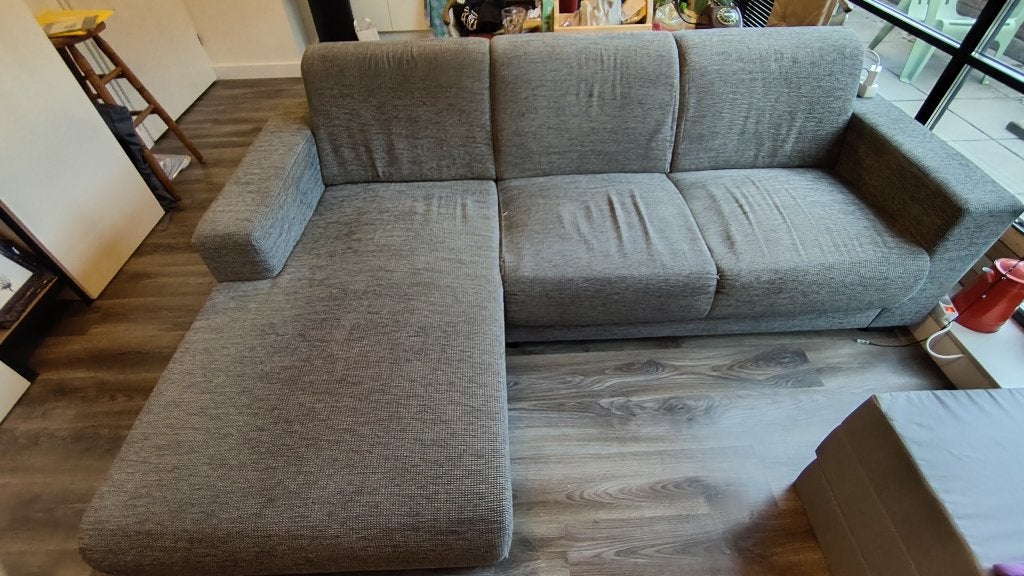 Hoekbank, Huis en Inrichting, Ophalen, 250 tot 300 cm, Gebruikt, Hoekbank